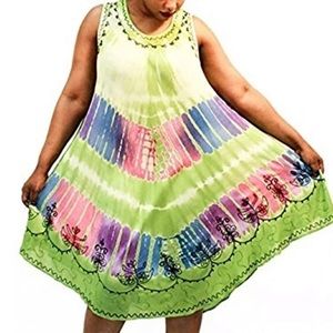 🔴SOLD🔴 Advance Apparels Tie Dye Sun Dress
